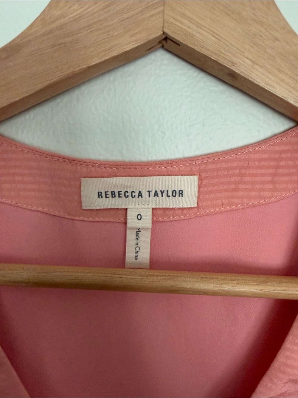 Rebecca Taylor A-Line Silk Sleeveless Ruffled Dress In Peach - Picture 8 of 12